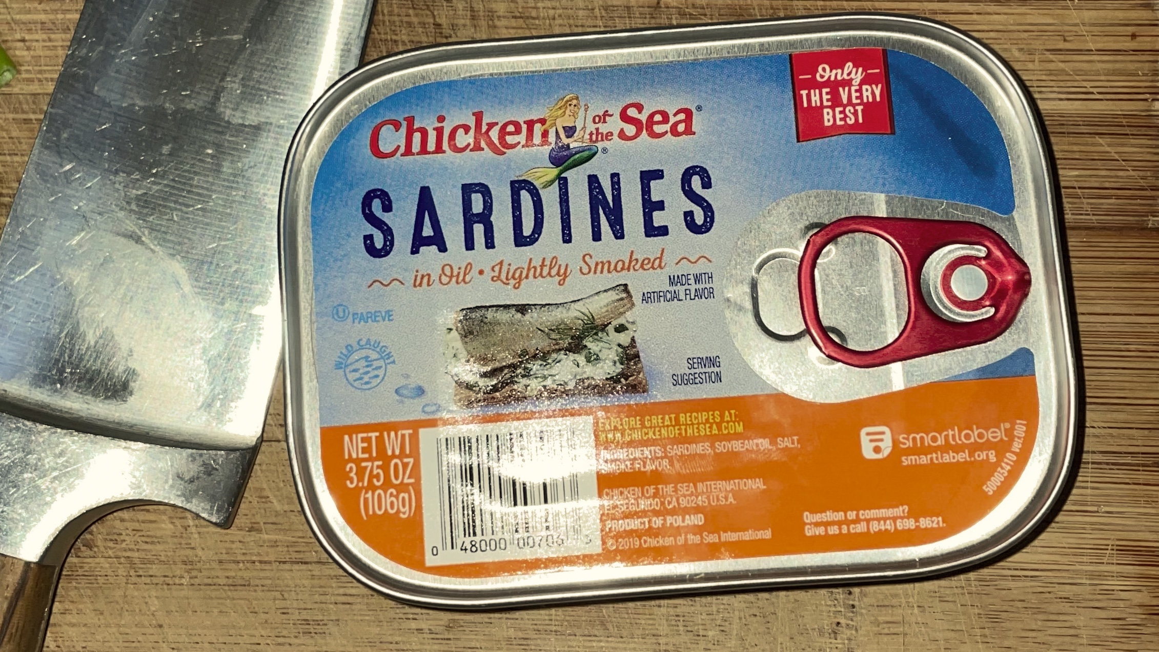 The Sardine Sandwich or Filling or Salad